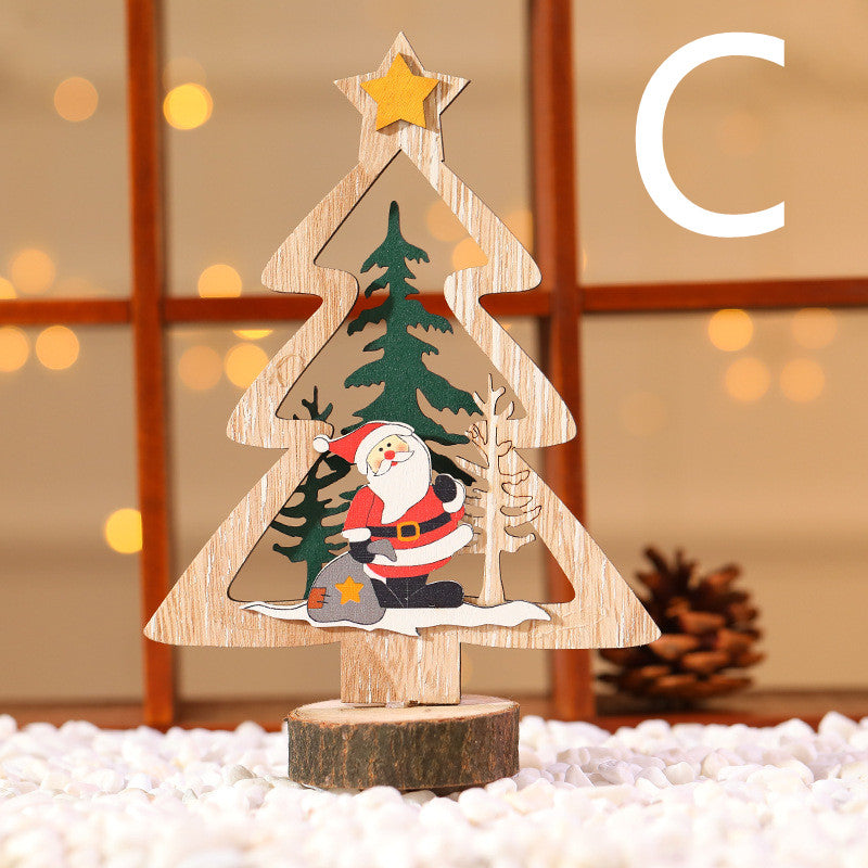 Christmas Day Wooden Bar Decoration - Minihomy