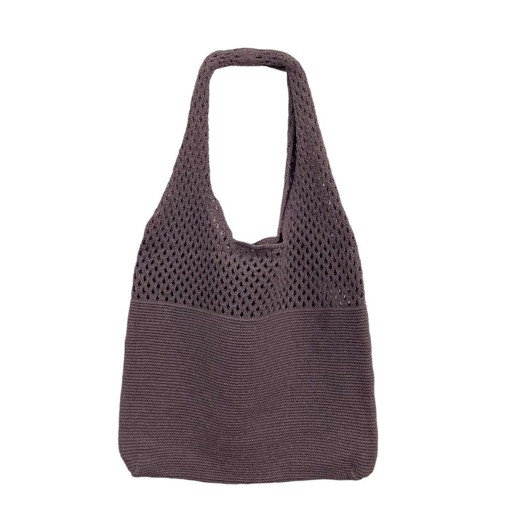 Knitted Retro Shoulder Bag Portable Large-capacity Tote - Minihomy