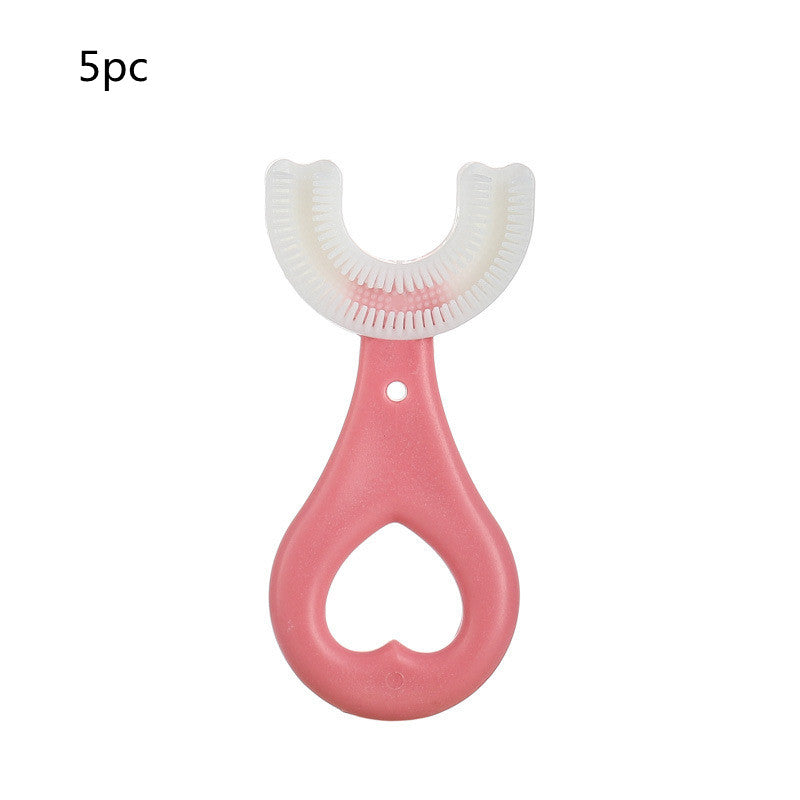 U-shaped Mouth With Soft Bristles Manual Brushing Artifact