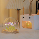 Handmade Tulip Night Light Bedside Ornament Home Decor