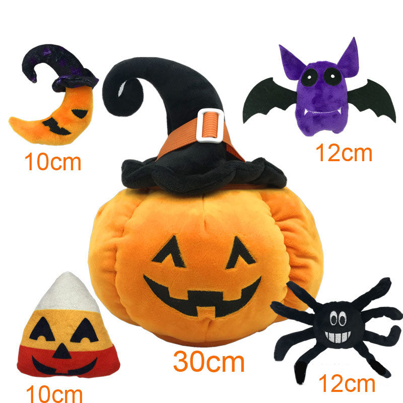 Halloween Hat Pumpkin Pillow Plush Toy