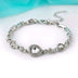 Heart-shaped Heart Zircon Crystal Diamond Bracelet - Minihomy