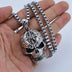 Evil Skull Necklace Metal  Pendant Trendy  Man and Women Punk Jewelry