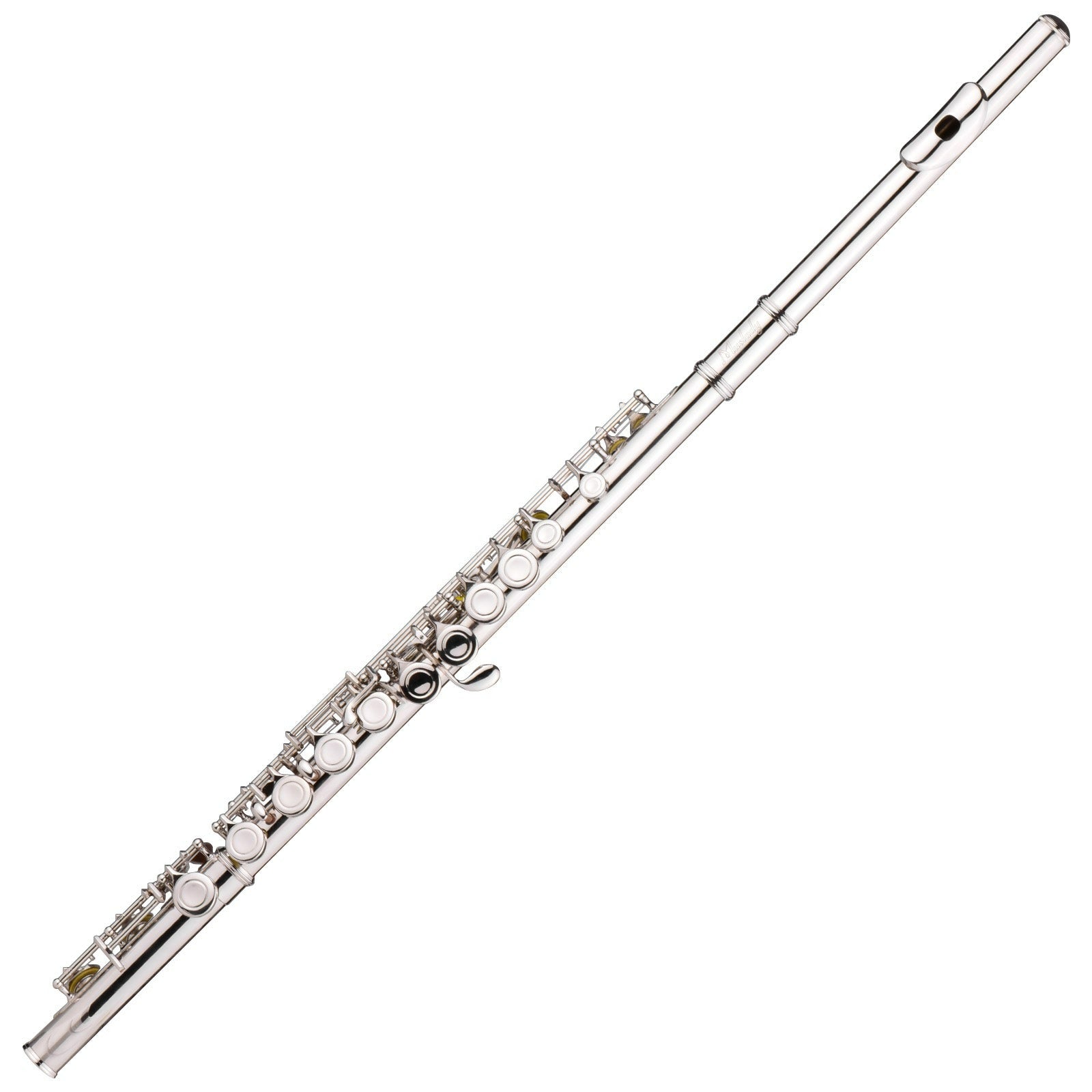 Muslady Western Concert Flute - Nickel Plated, 16 Holes, C Key - Minihomy