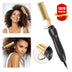 Multifunction Hair Straightener Flat Irons Wet Dry Dual Use Brush Comb Electric Heating Hair Straight Styler