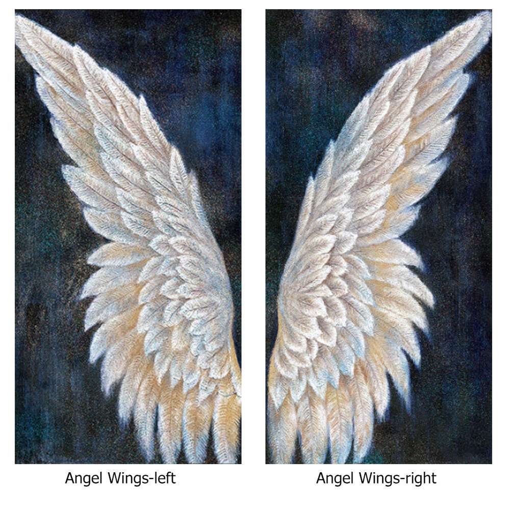 Angel Wings 5D DIY Full Round Drill Rhinestones Diamond Painting Mosaic Kits Art Craft Home Decor Gifts - Minihomy