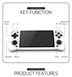 POWKIDDY New RGB10 MAX2 Retro Open Source System Handheld Game Consoles RK3326 5.0-Inch IPS Screen Wifi 3D Rocker Best Kids Gift