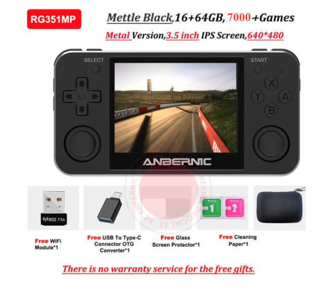 ANBERNIC RG351MP Metal Retro Handheld Game Console - Minihomy