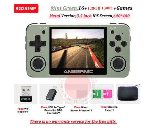 ANBERNIC RG351MP Metal Retro Handheld Game Console - Minihomy