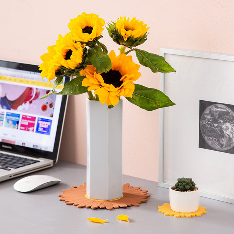 Sunflowers Silicone Coaster Plant Coffee Table Mats