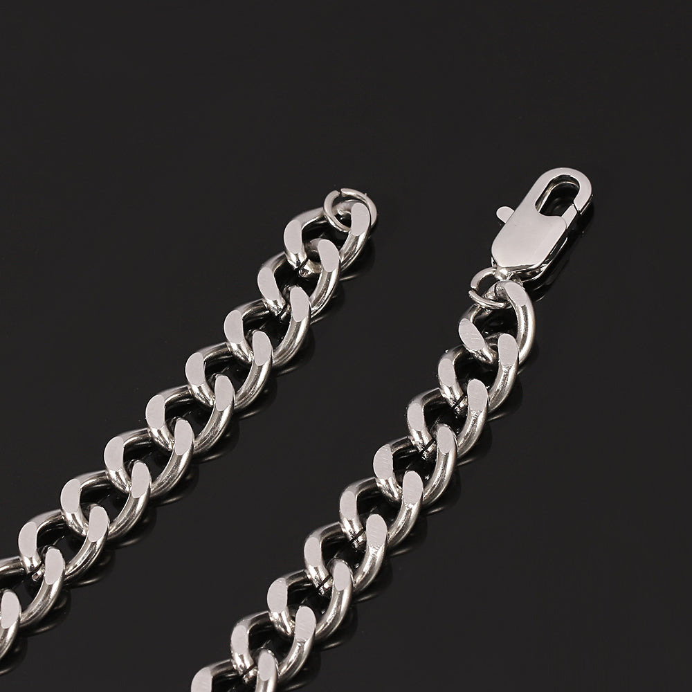 Wind Quenched Stainless Steel Necklace